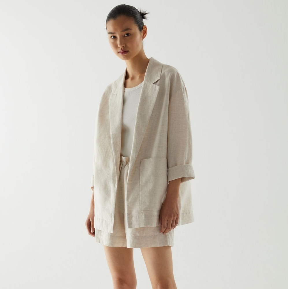 COS Oversized Linen Blazer